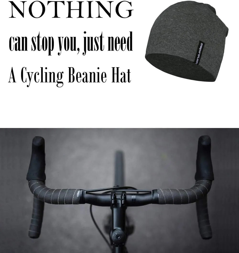 9" Multifunctional Lightweight Beanies Hats Snug Fitting, Running Skull Cap Helmet Liner Sleep Caps
