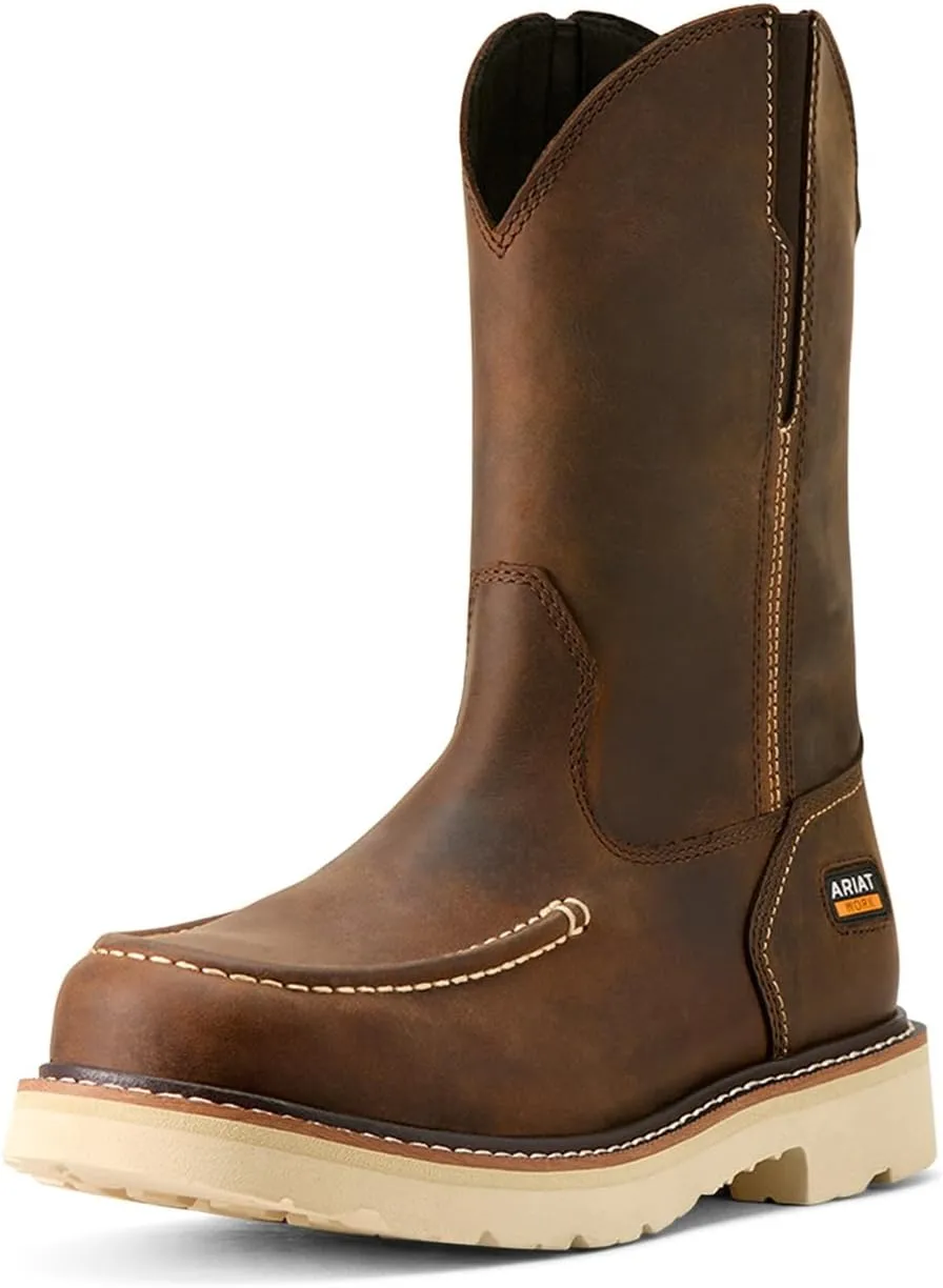 ARIAT Men's Rebar Lift Pull on Moc Toe Work Boot Western