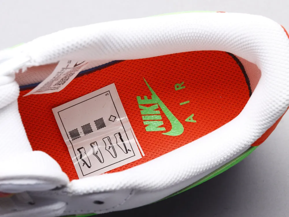 CE - AF1 White powder green low top