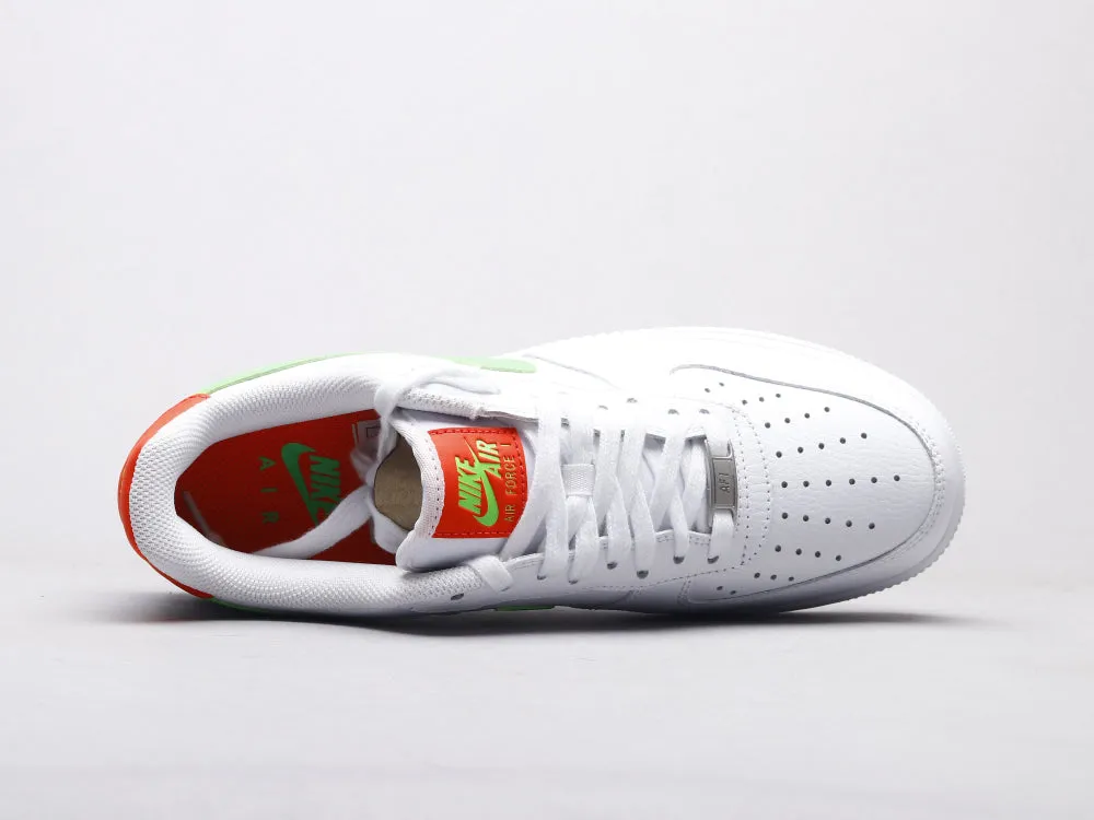 CE - AF1 White powder green low top