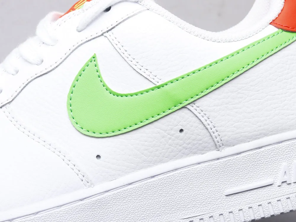 CE - AF1 White powder green low top