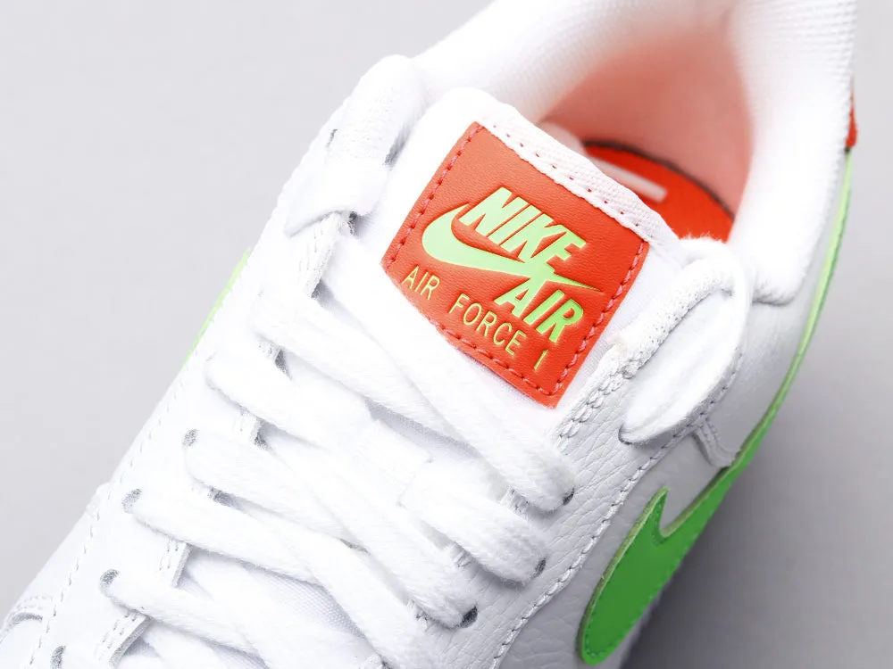 CE - AF1 White powder green low top