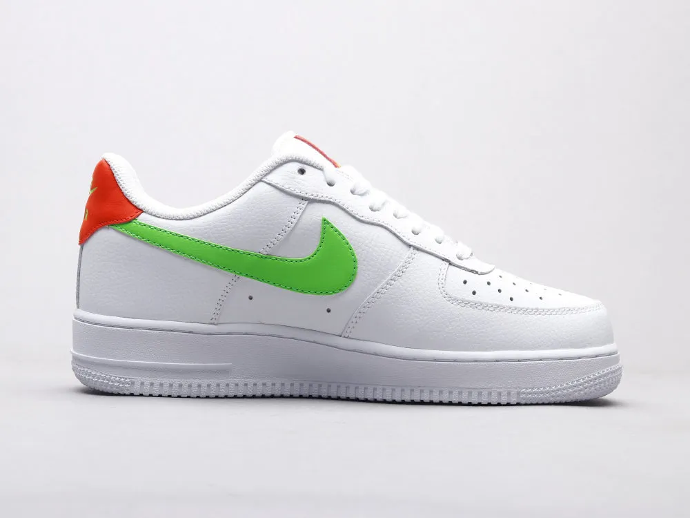 CE - AF1 White powder green low top