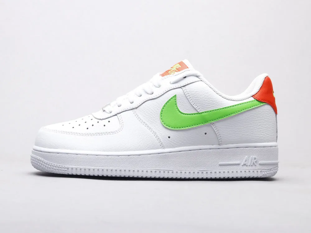 CE - AF1 White powder green low top