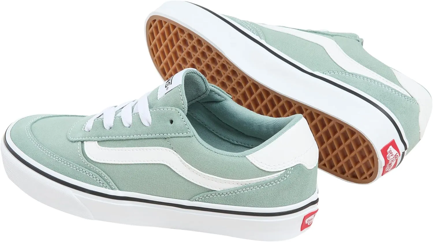Vans Girl's Brooklyn Ls Shoe Low-top Sneakers for School & Fashion, Casual Kid Footwear